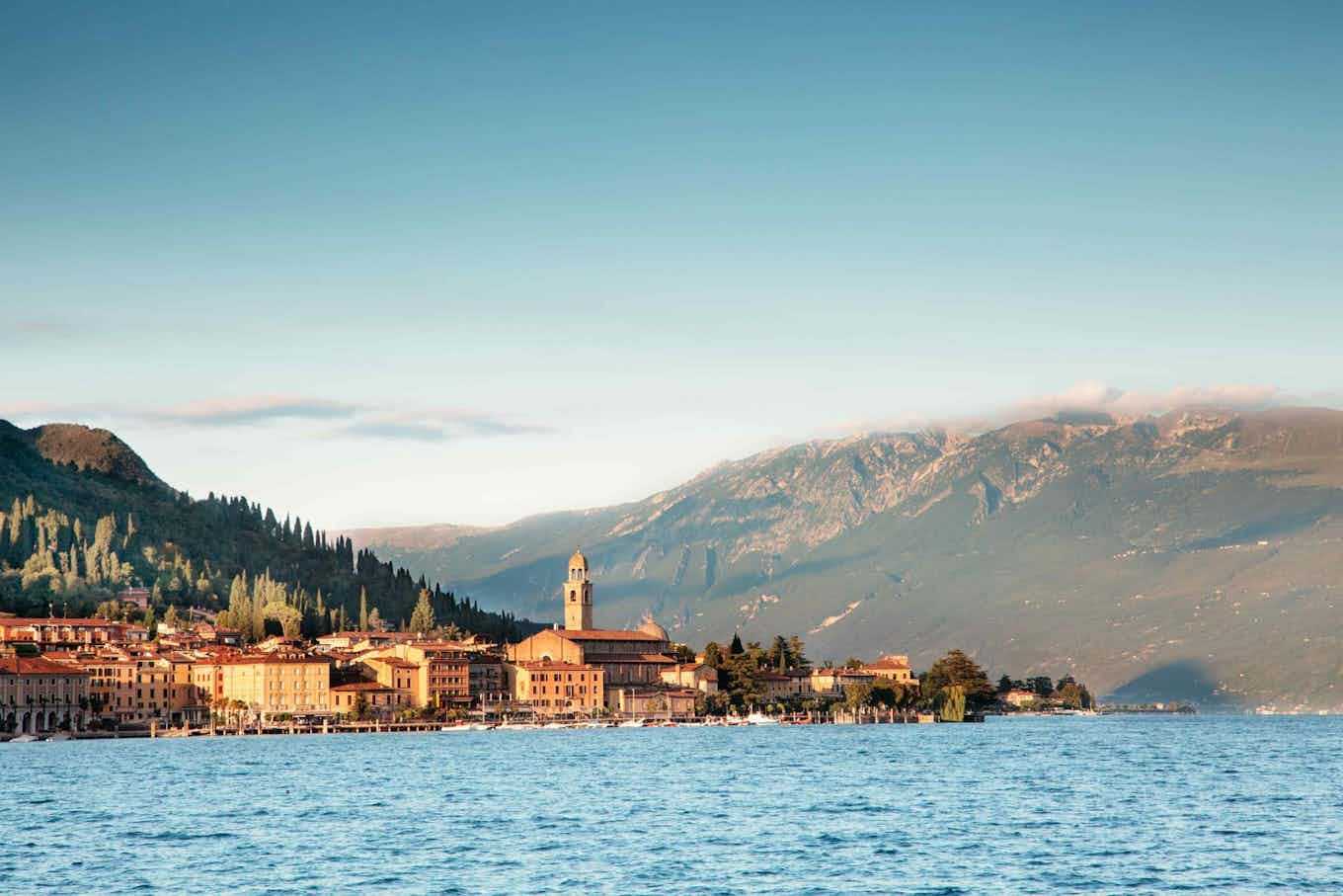 View from Brescia, with Garda Lake and mountains, is a must-visit on this North Italy Road Trip