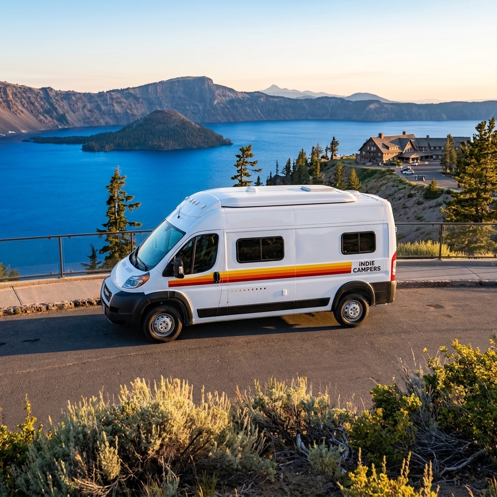 Pourquoi un camping-car est-il le seul moyen de voir Crater Lake ?