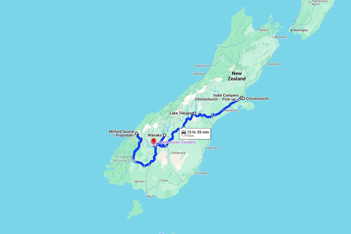 Christchurch to Queenstown road trip