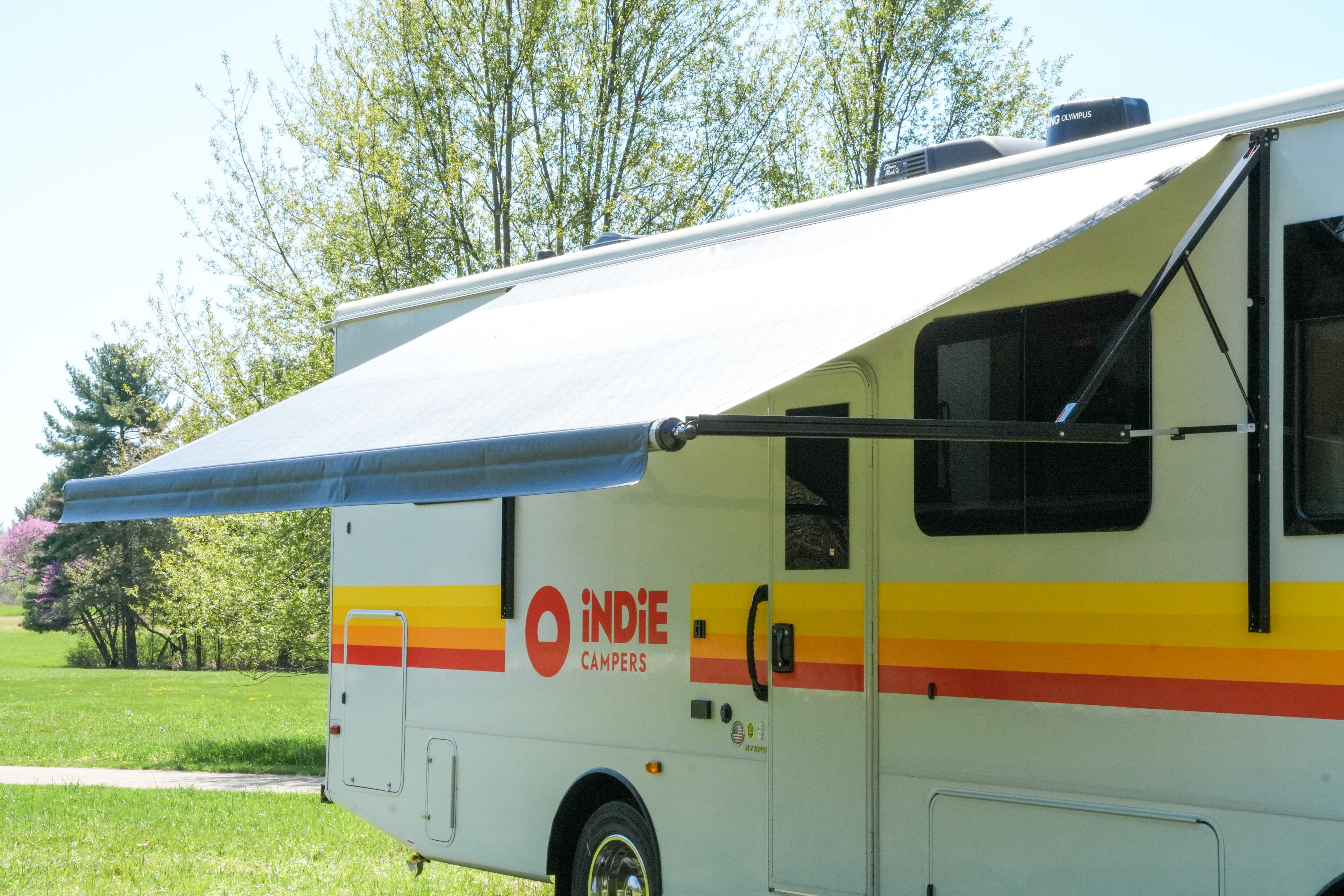 Comfort Standard NA Awning Opened