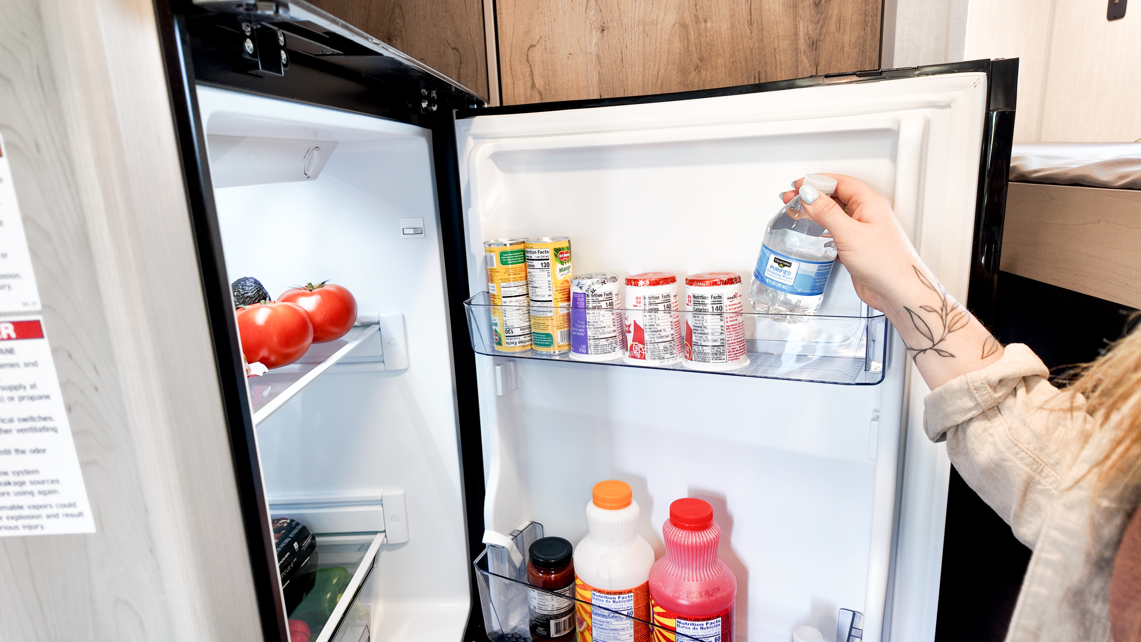 Trailer Towable NA Fridge Close Up