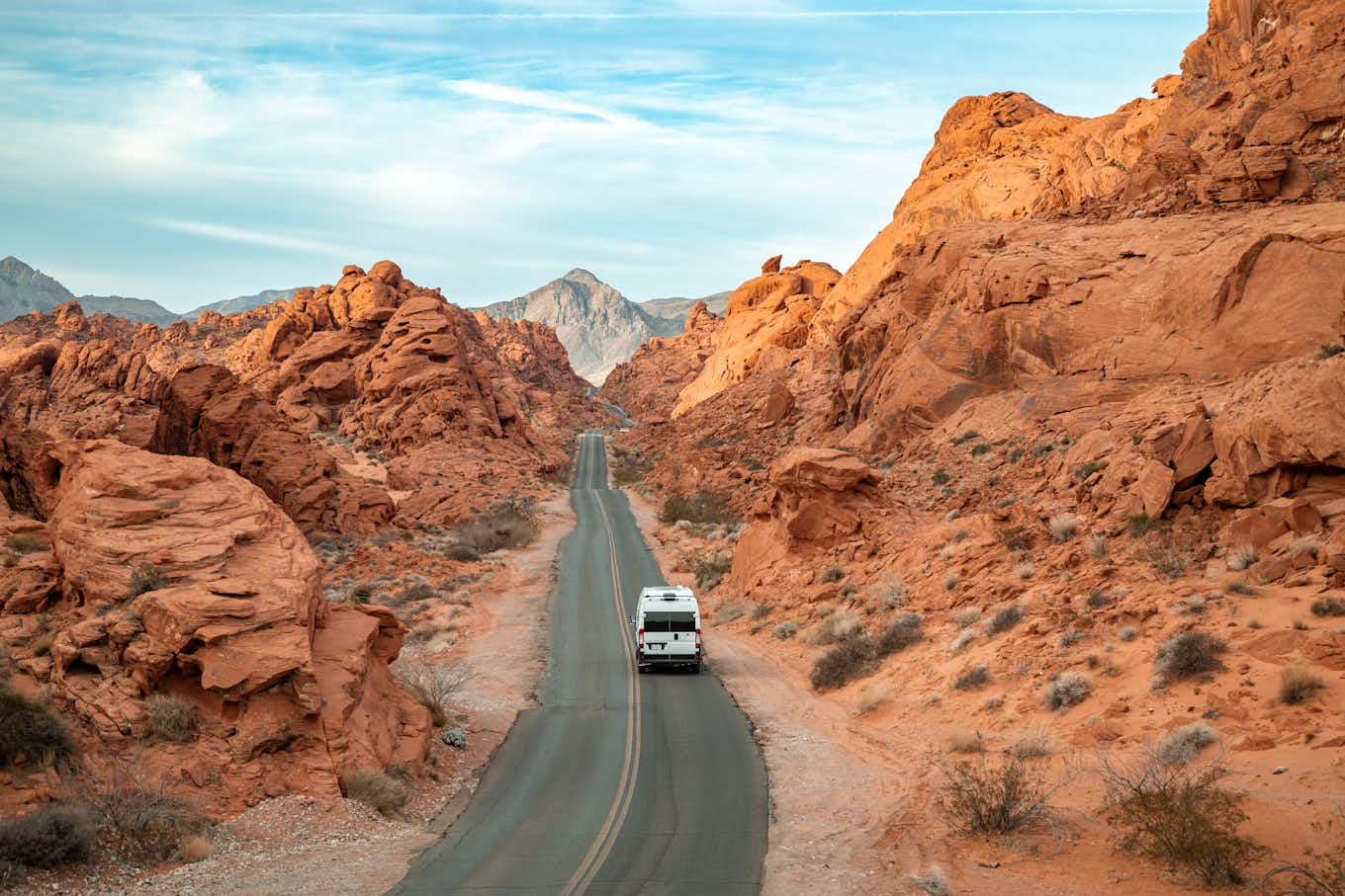 Autocaravana em viagem