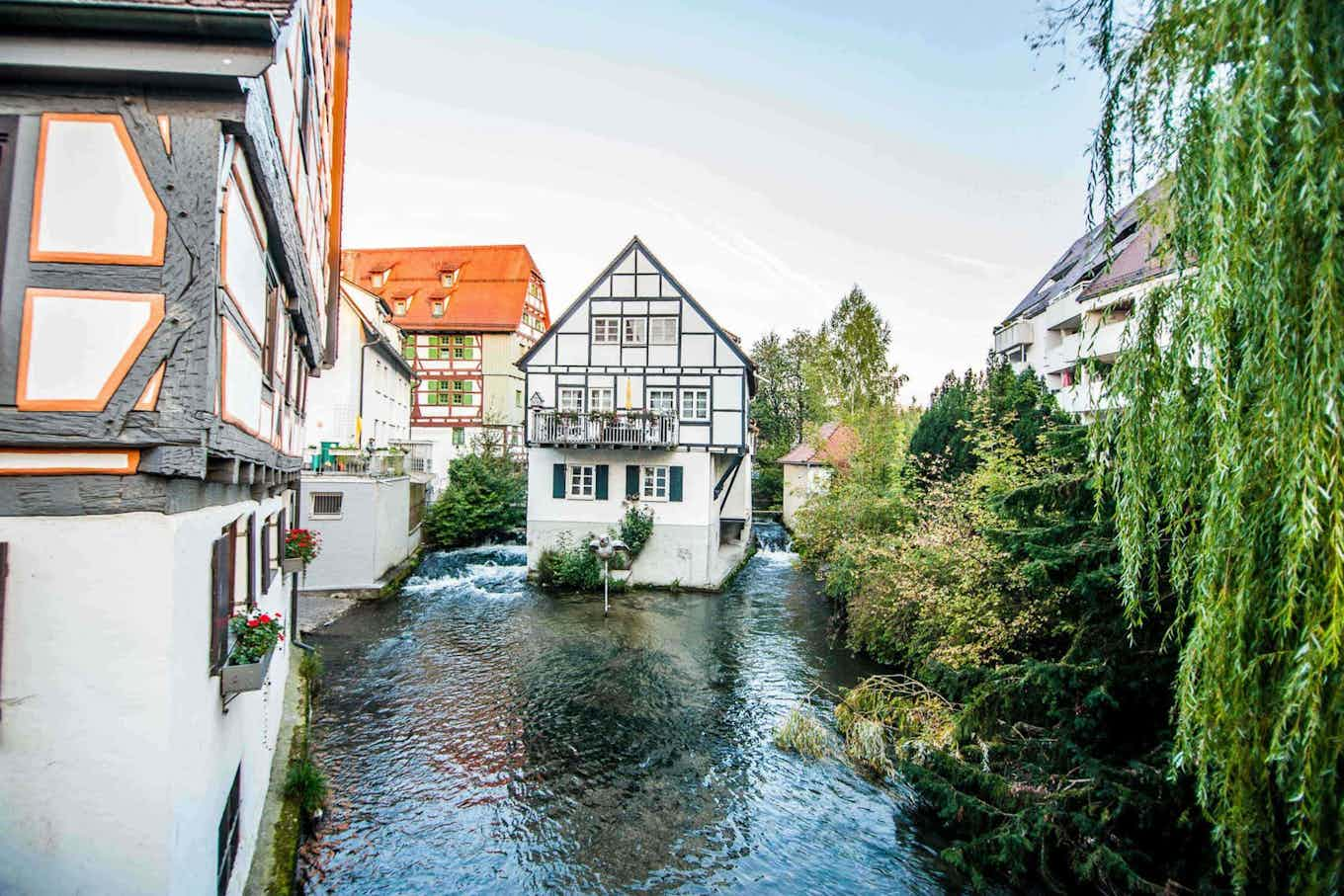 Rustikale Häuser in Ulm