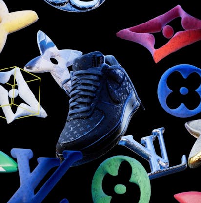 Louis Vuitton with Nike 3D work by Inertia