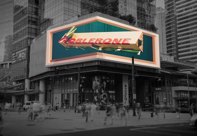 Inertia Studios - Toblerone 3D Billlboard