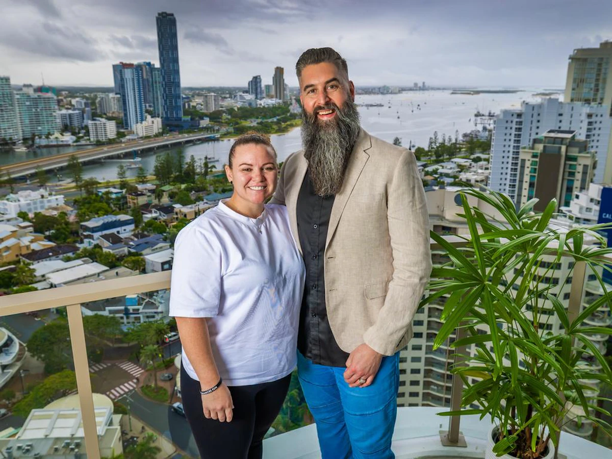 Investor couple Megan and Jeremy Craig sold some of their investment homes for the first time this year, during an exodus of landlords from the property market. Picture: Nigel Hallett