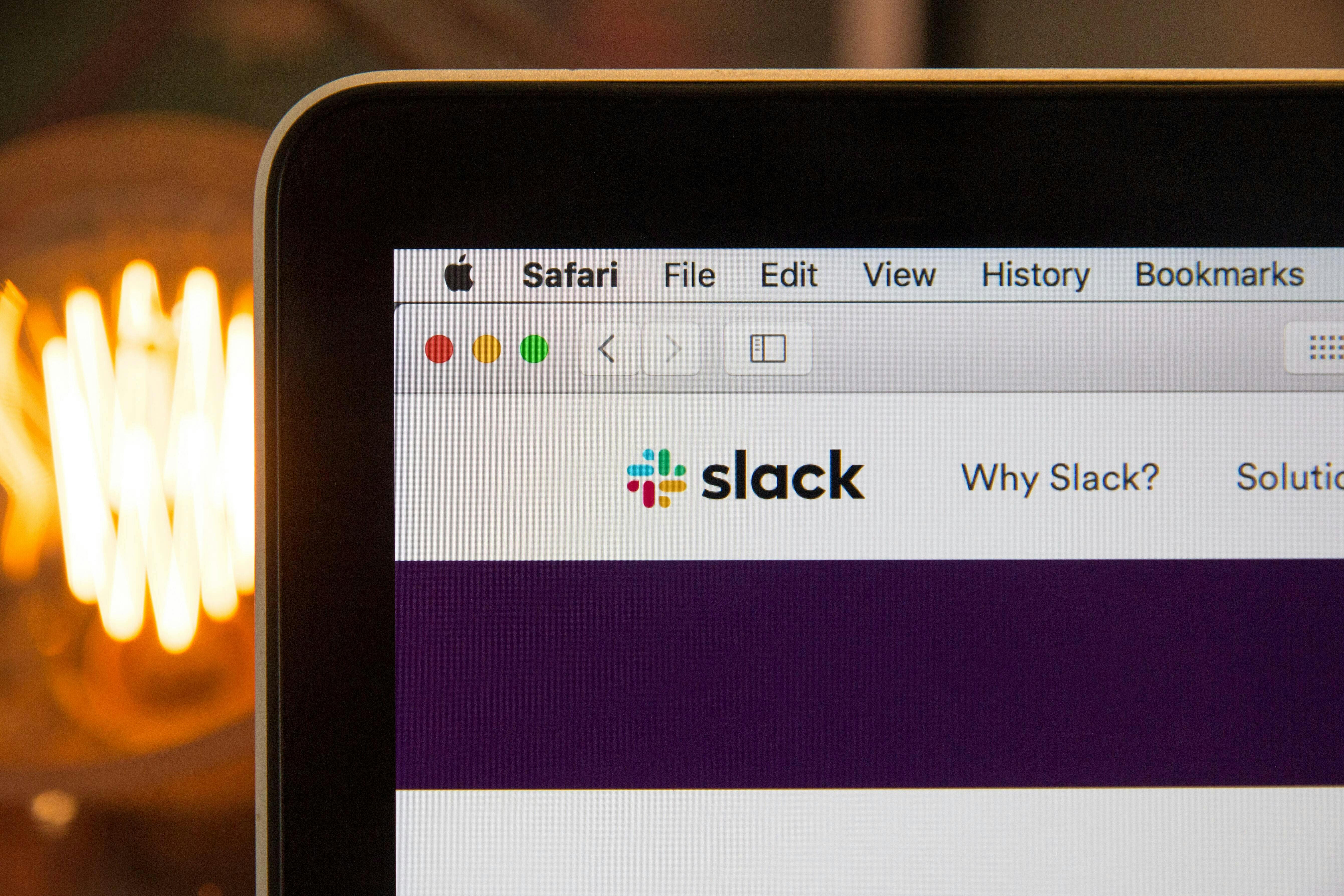 Slack screen