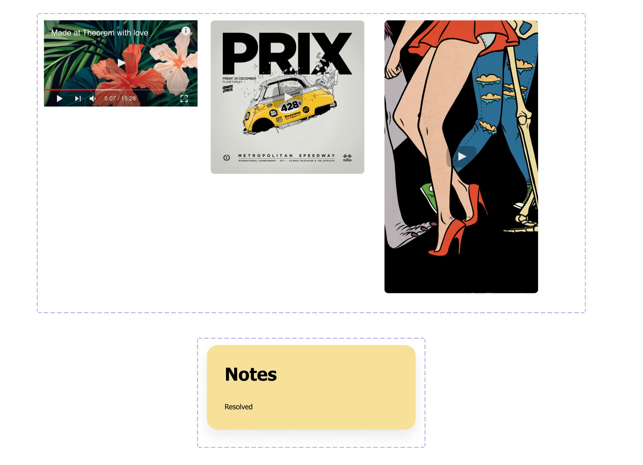cards samples