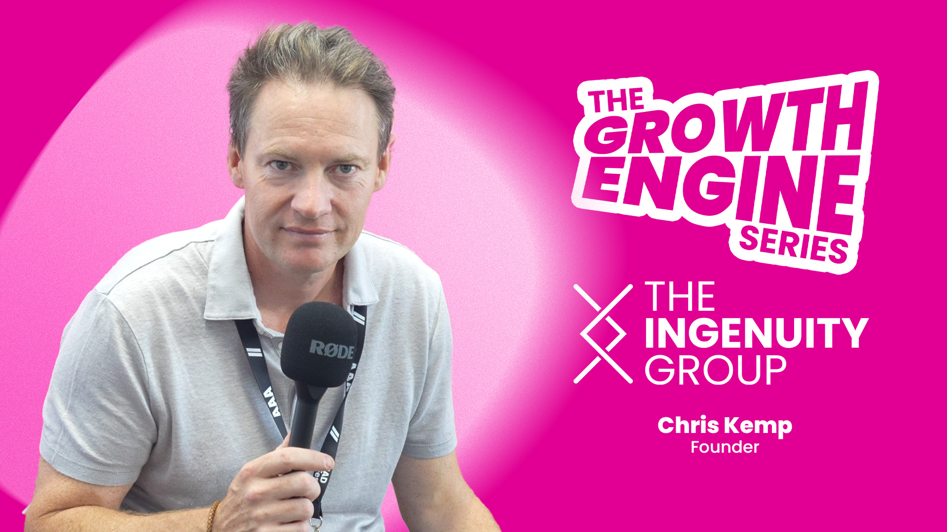Chris Kemp, Founder @ The Ingenuity Group