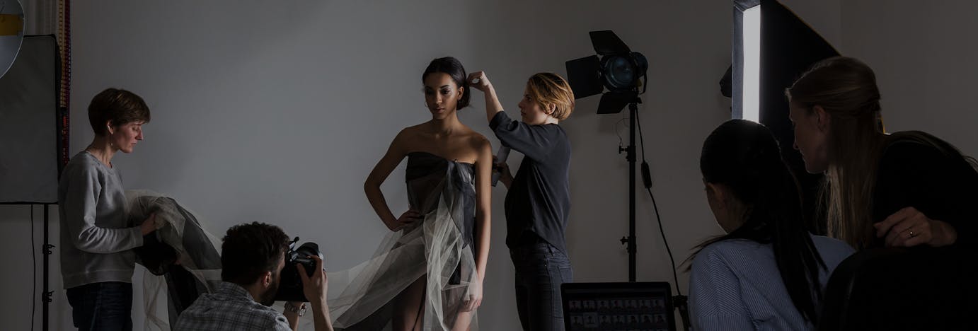 Top model in a Photosoot