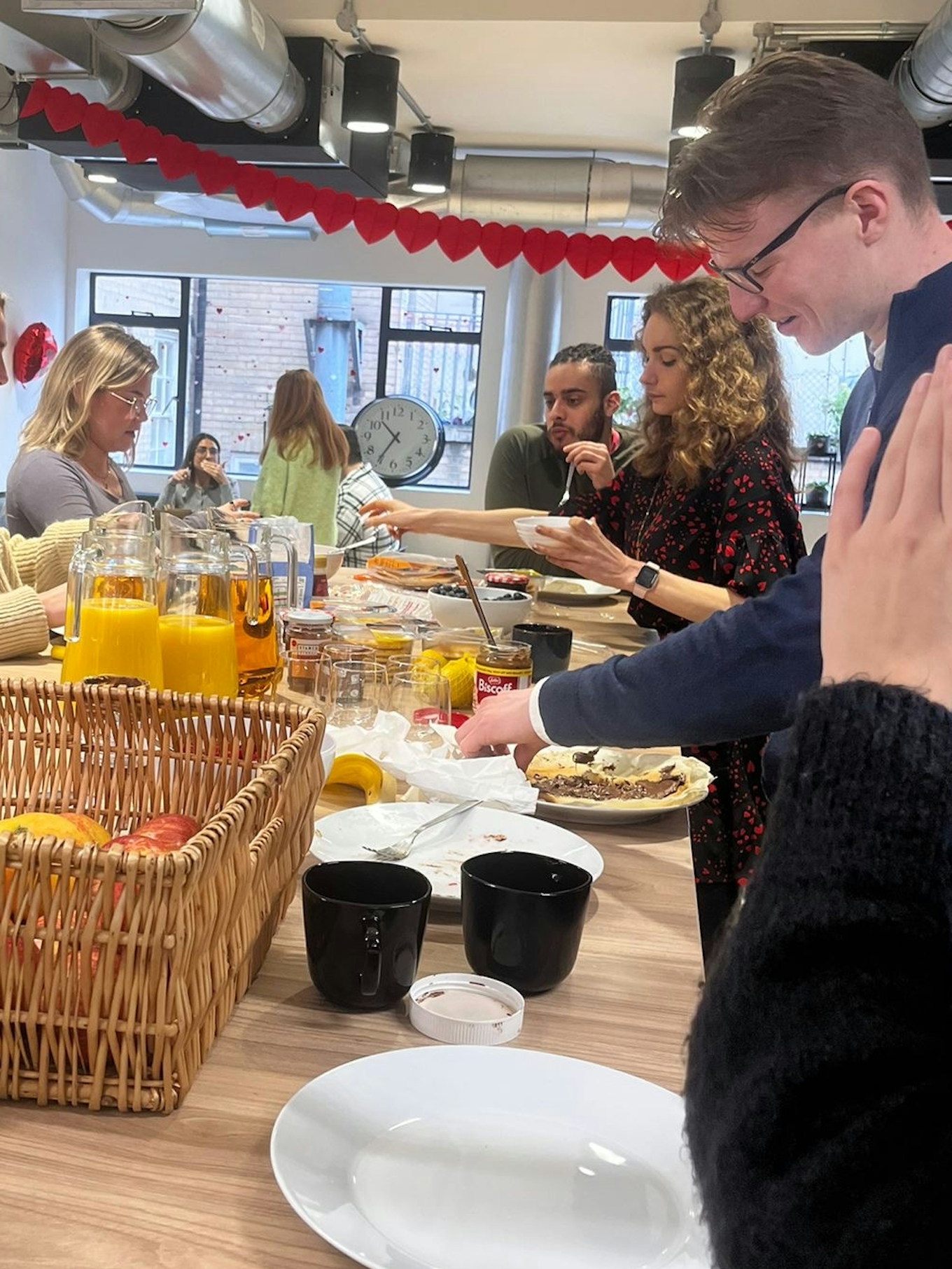 Ingenuity team enjoying Pancake Day