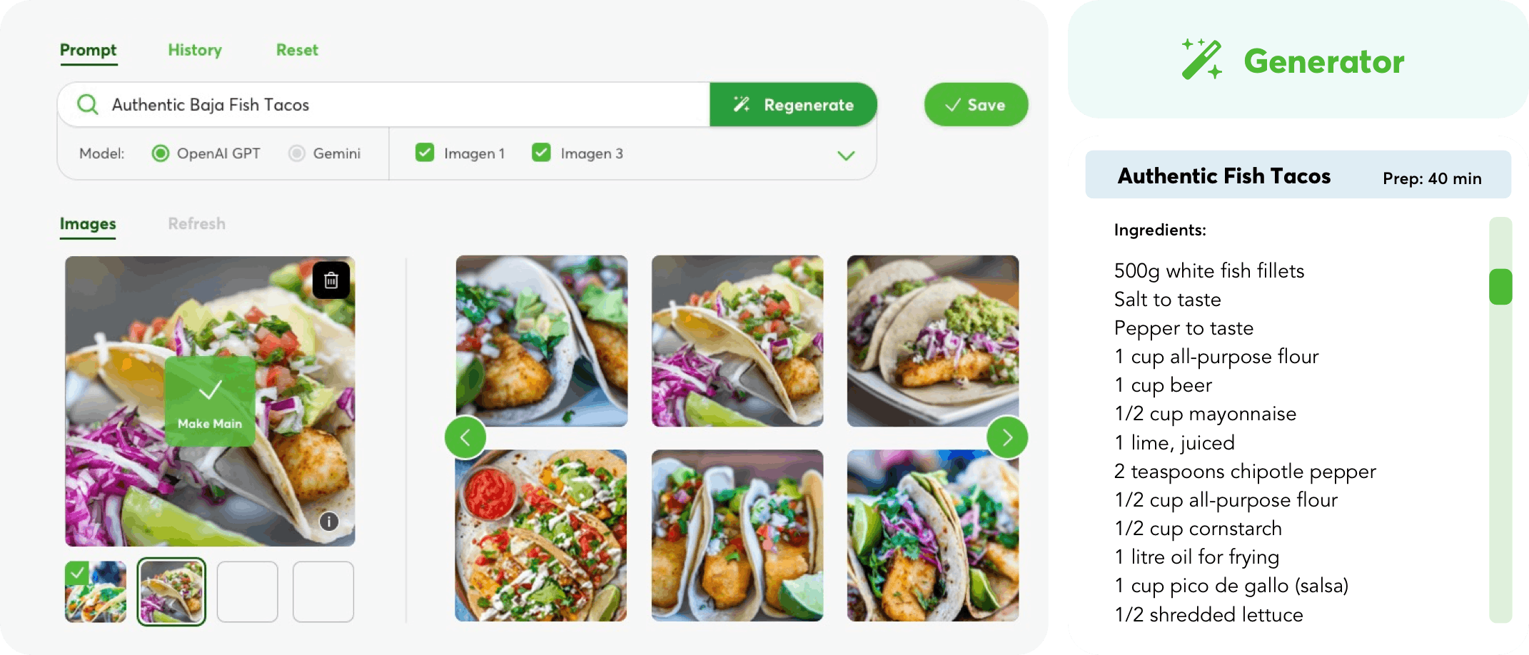 Innit Recipe Generator