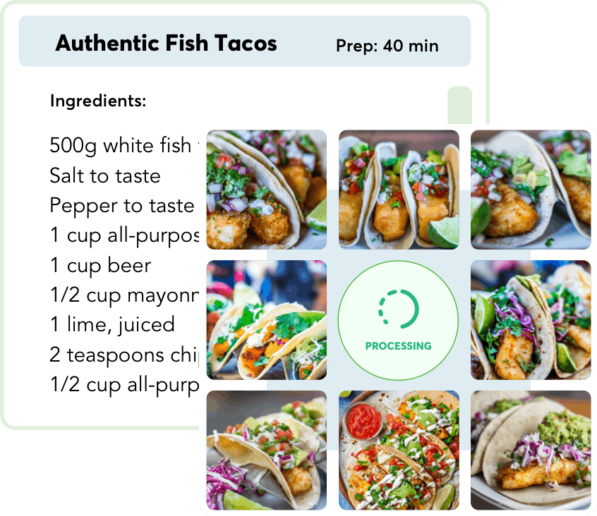 ai recipe generation