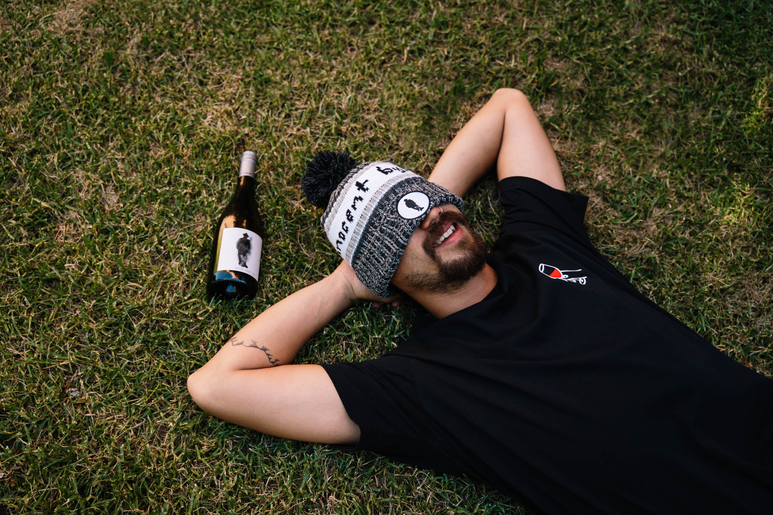 Innocent Bystander free merch beanie