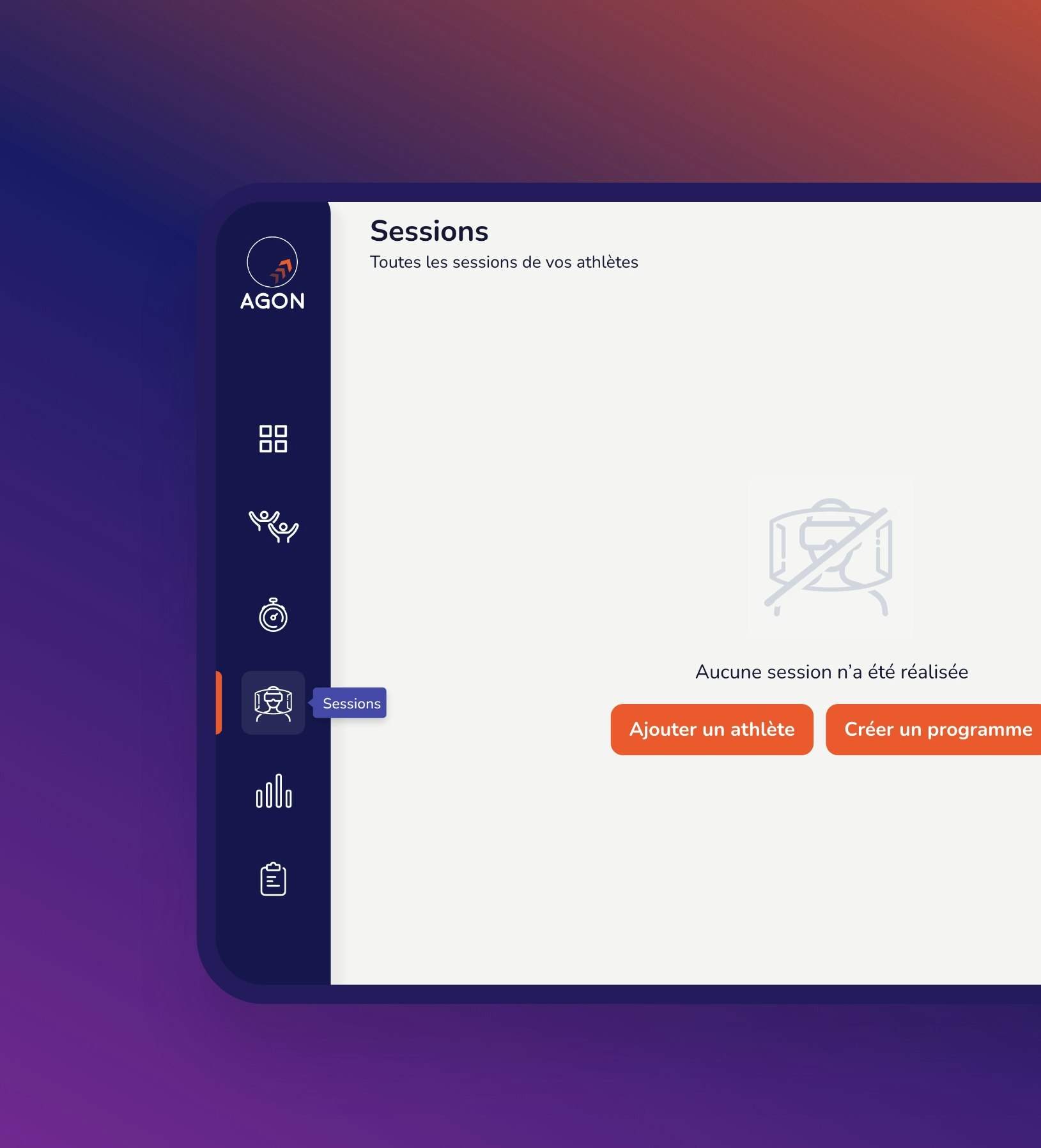 Design UX UI de l'application web Coach Master pour la start-up AGON League