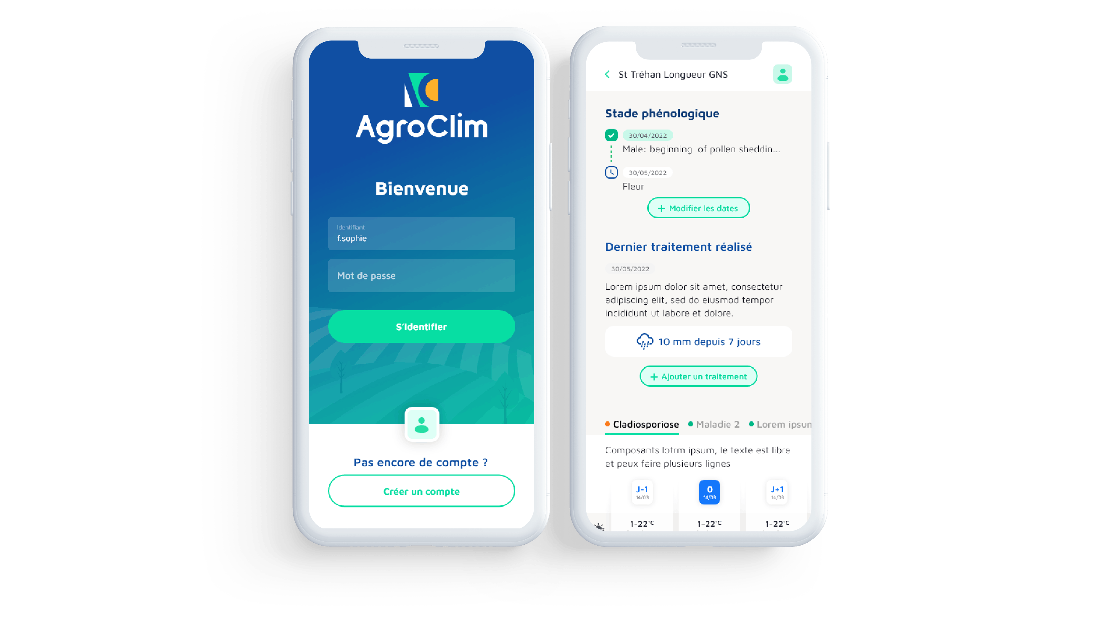 AgroClim, une solution Promété, design Studio Innovantic