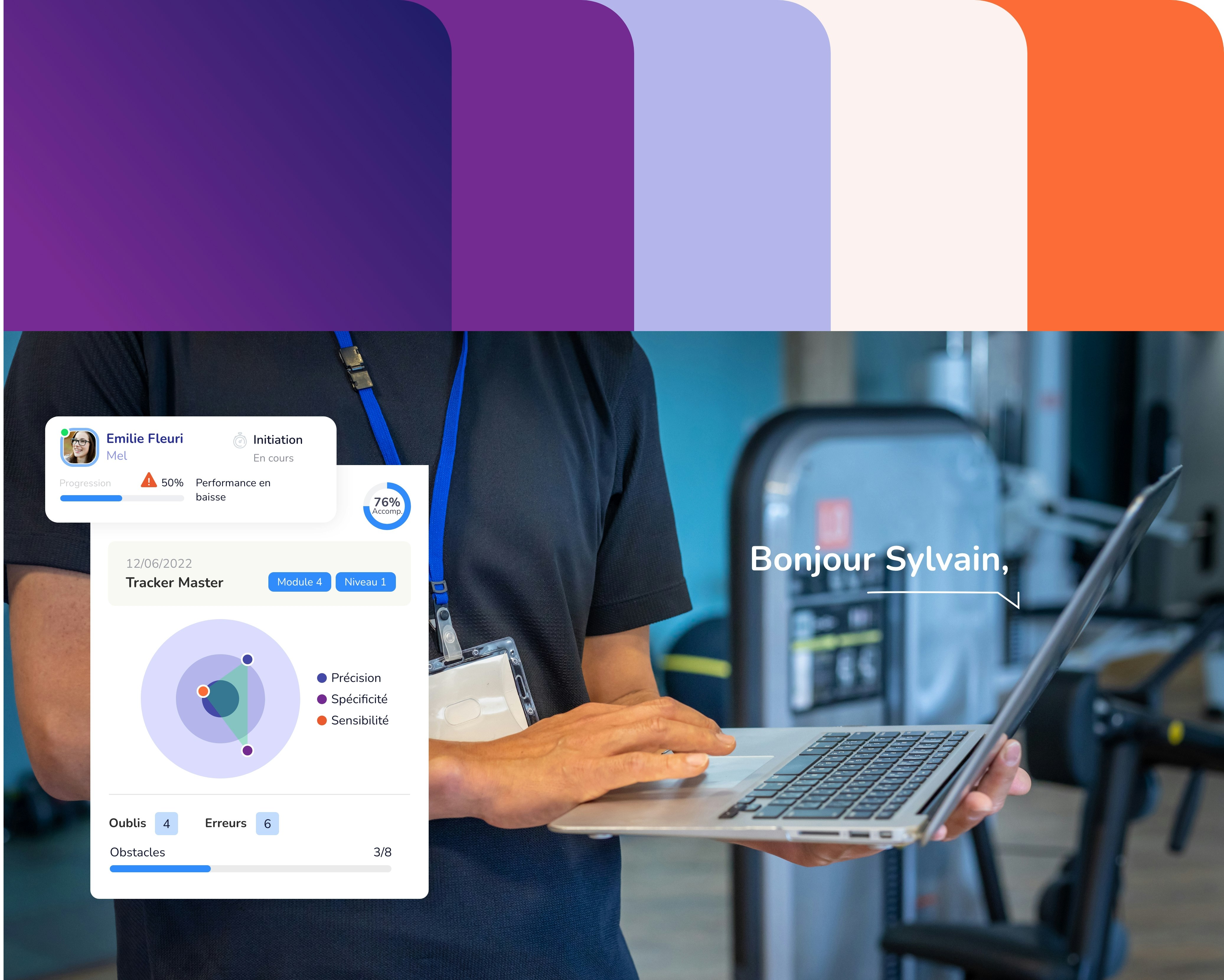 Design UX UI de l'application web Coach Master pour la start-up AGON League