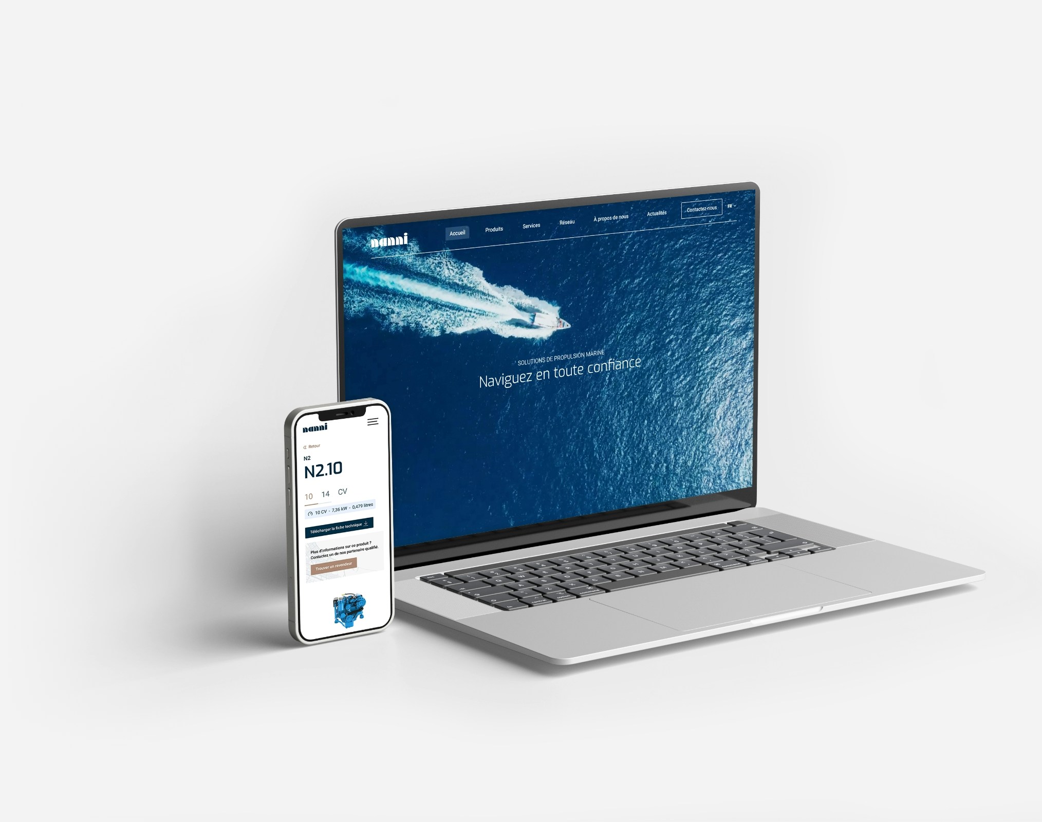 Site internet responsive Nanni Energy