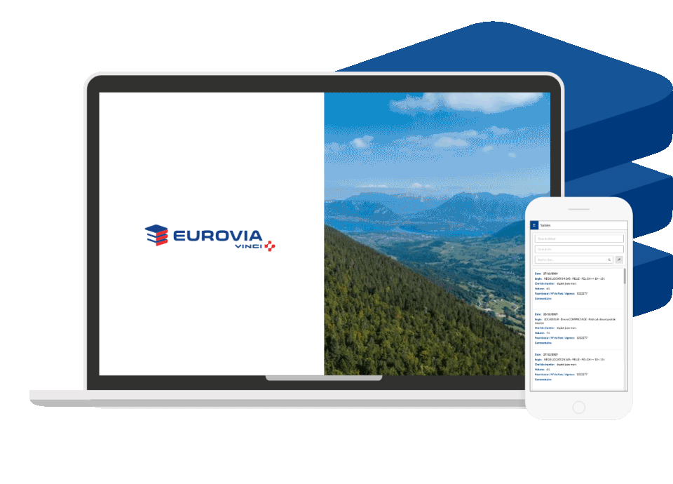 Eurovia, Application web métier