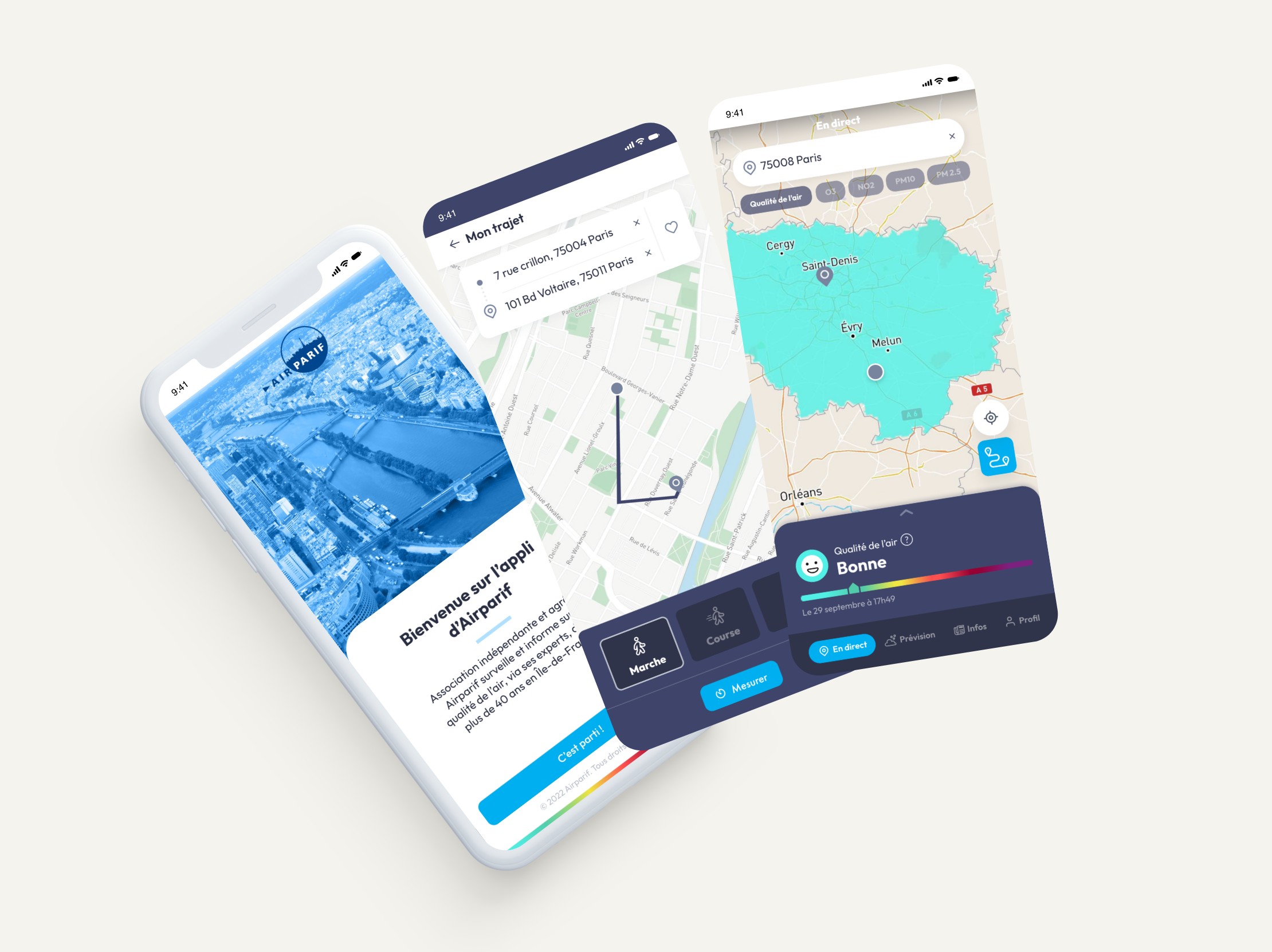 Mobile app Airparif