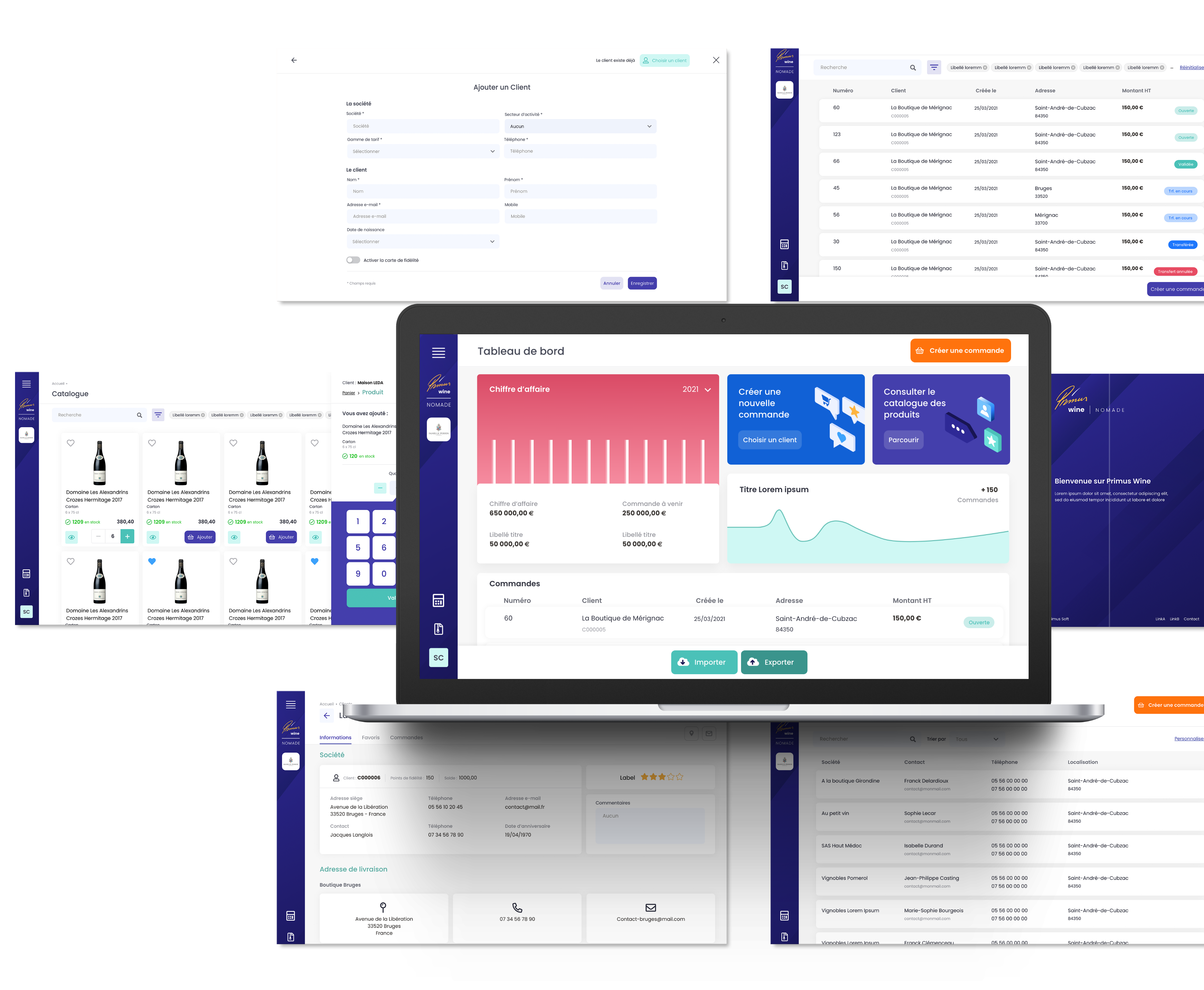 Designer le catalogue digital Primus Wine Comptoir de Primus Soft