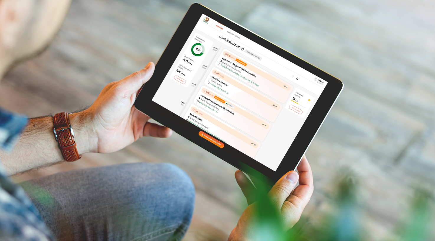 Développement de l'application PWA offline pour les contrôleurs Qualisud