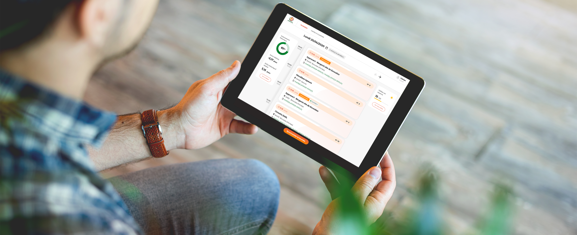 Développement de l'application PWA offline pour les contrôleurs Qualisud