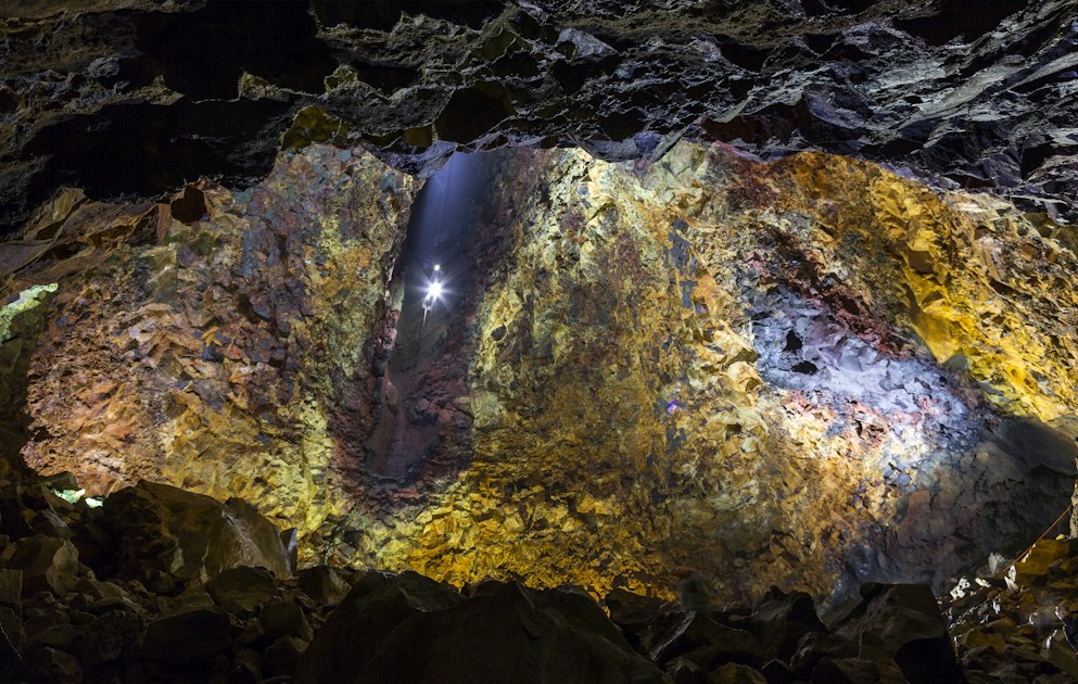 Thrihnukagigur Volcano in Iceland, Thrihnukar