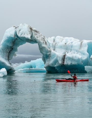 Glacier and Volcano Expeditions, Ice hike & Glacier lagoon kayaking tour  guide