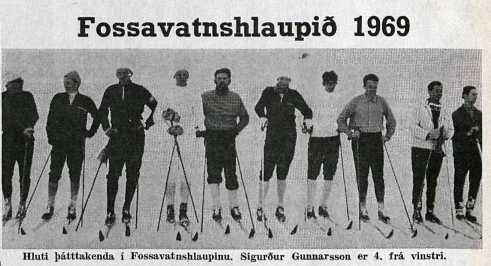 Fossavatn ski marathon 1969 Iceland westfjords Isafjordur