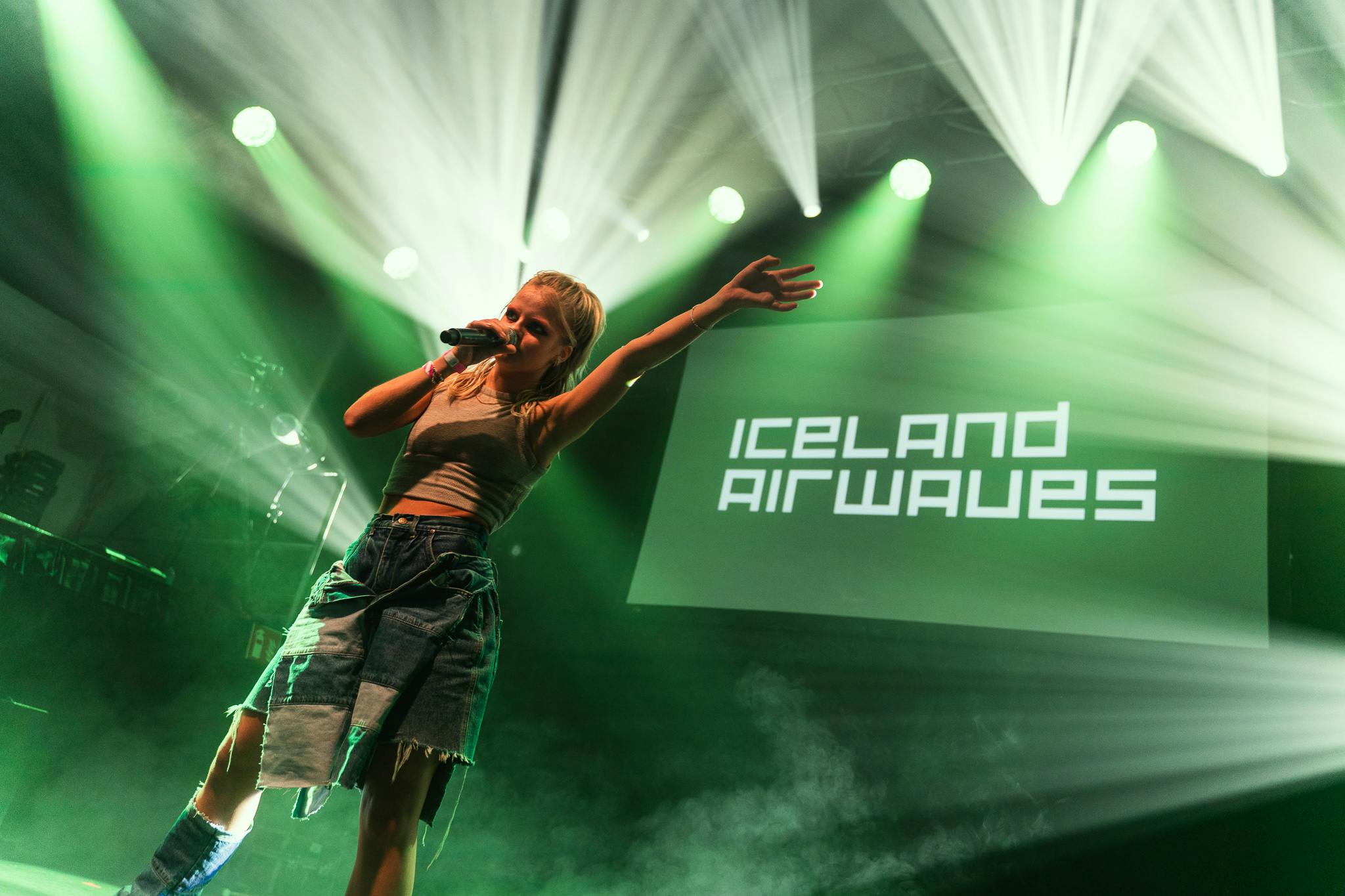 gugusar performing at Iceland Airwaves