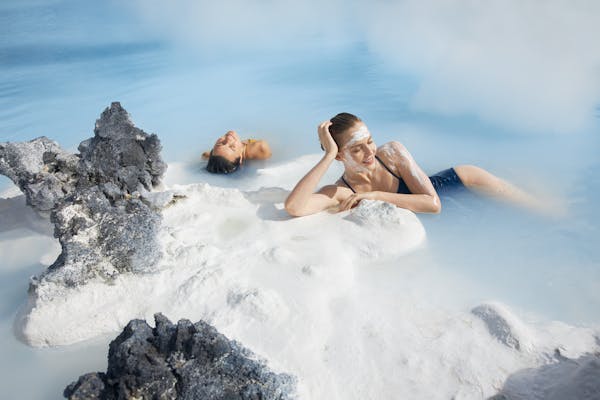 Blue Lagoon's mineral-rich waters