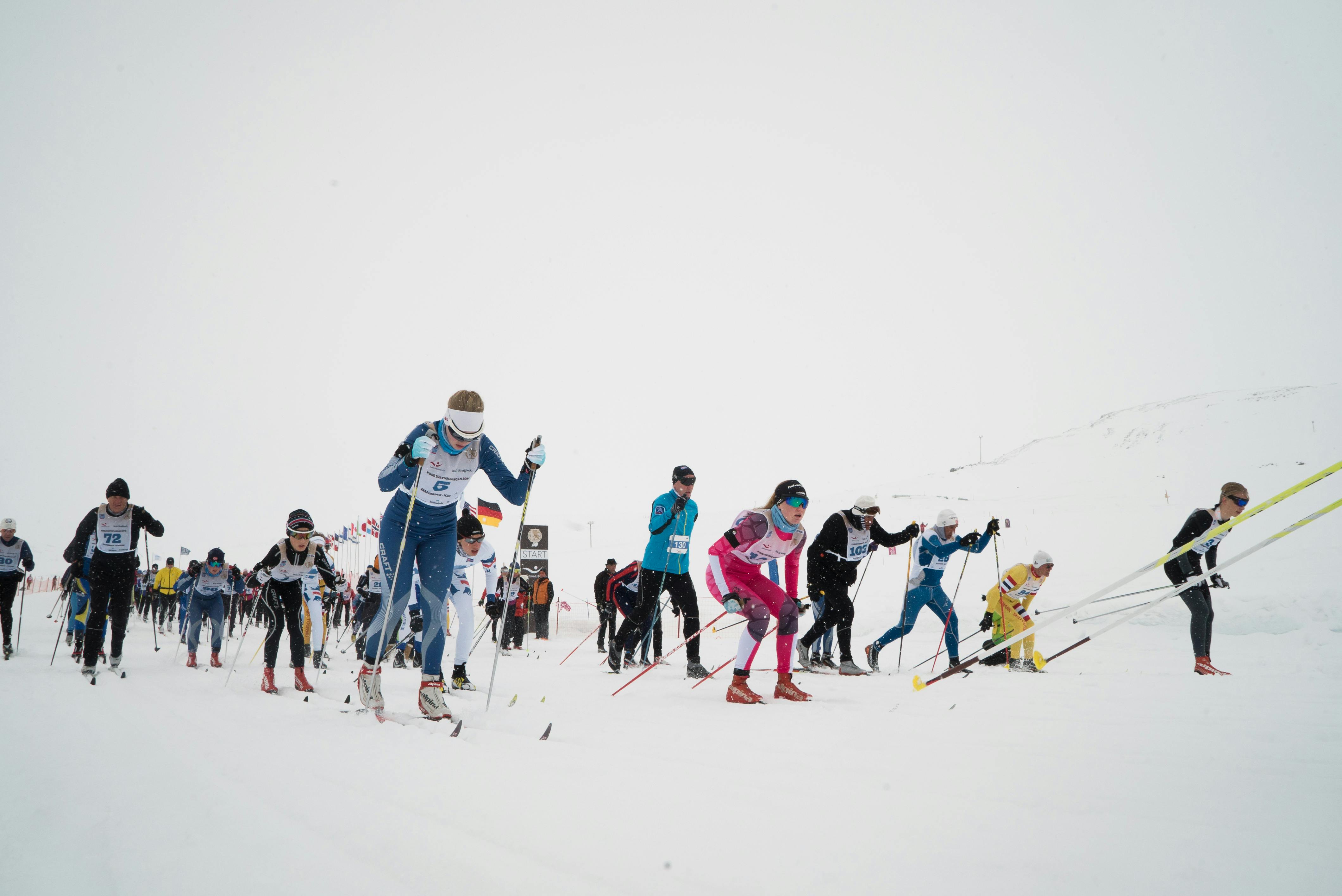 Fossavatn ski marathon westfjords Iceland cross country skiing festival