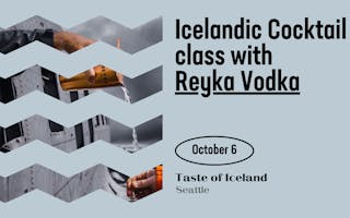 Icelandic Cocktail Class Seattle web graphic