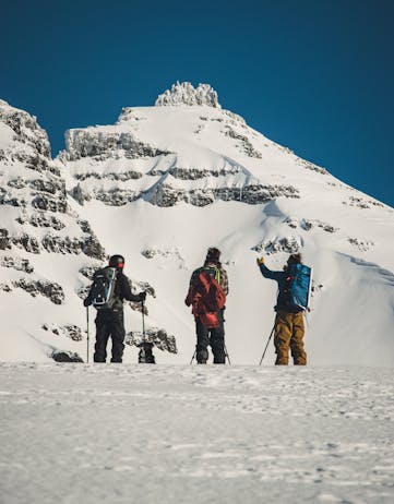 Mountain views during the Austurland Freeride Festival