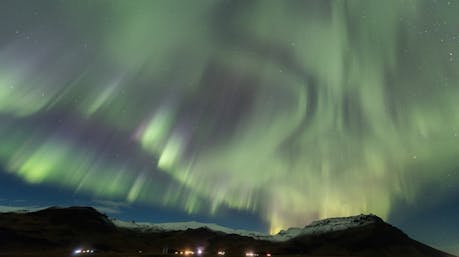 Northern lights in Iceland