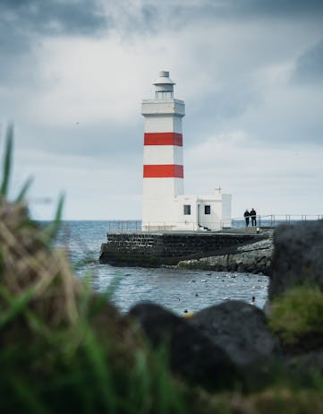 Garðskagaviti Lighthouse on the Reykjanes Peninsula