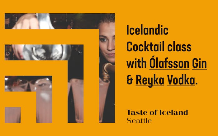 Taste of Iceland Seattle Icelandic cocktail class