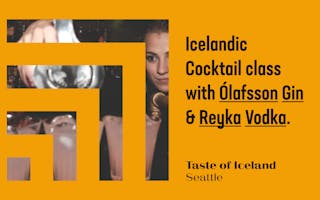 Taste of Iceland Seattle Icelandic cocktail class