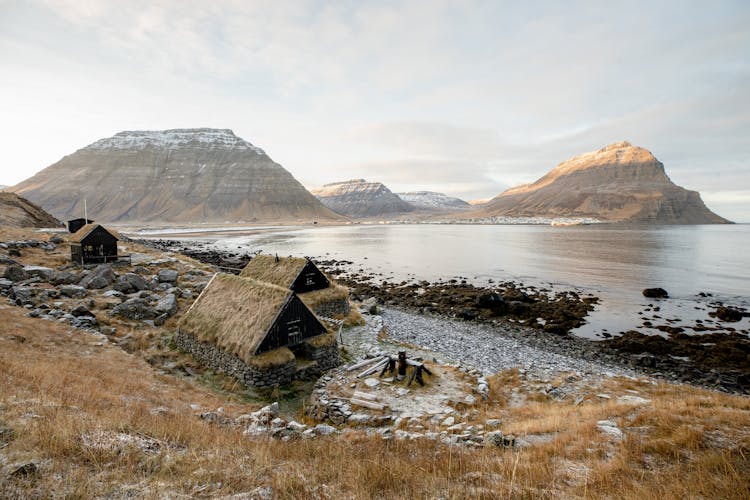 Icelandic turfhouses at Ósvör, Bolungarvík