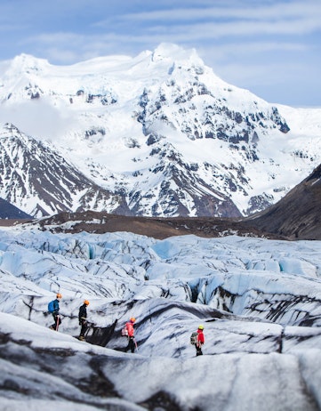 Glacier trek on Svínafellsjökull Glacier