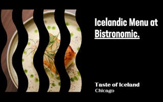 Taste of Iceland Chicago — Icelandic Menu web graphic.