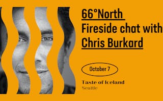 66°North fireside chat with Chris Burkard web graphic