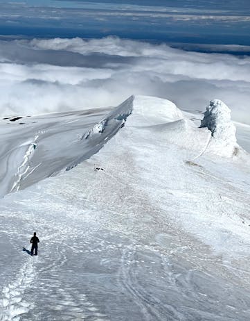 From the top of Snæfellsjökull glacier