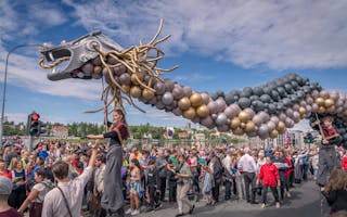 The parade on Iceland's National Day on June 17 is often spectacular. Photo: Ragnar Th. Sigurðsson