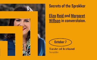 Taste of Iceland Seattle Secrets of the Sprakkar web graphic. 