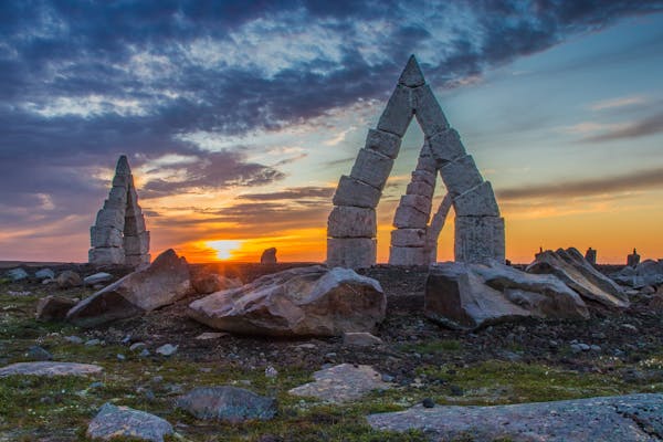 The Arctic Henge in Raufarhöfn, North Iceland