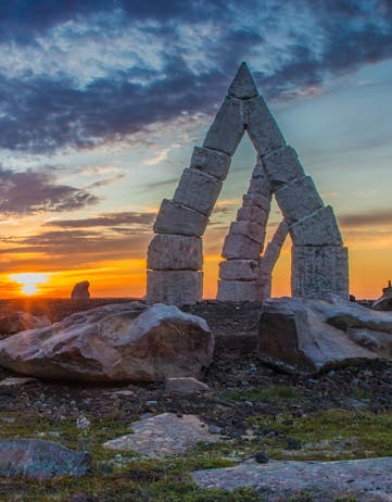 The Arctic Henge in Raufarhöfn, North Iceland