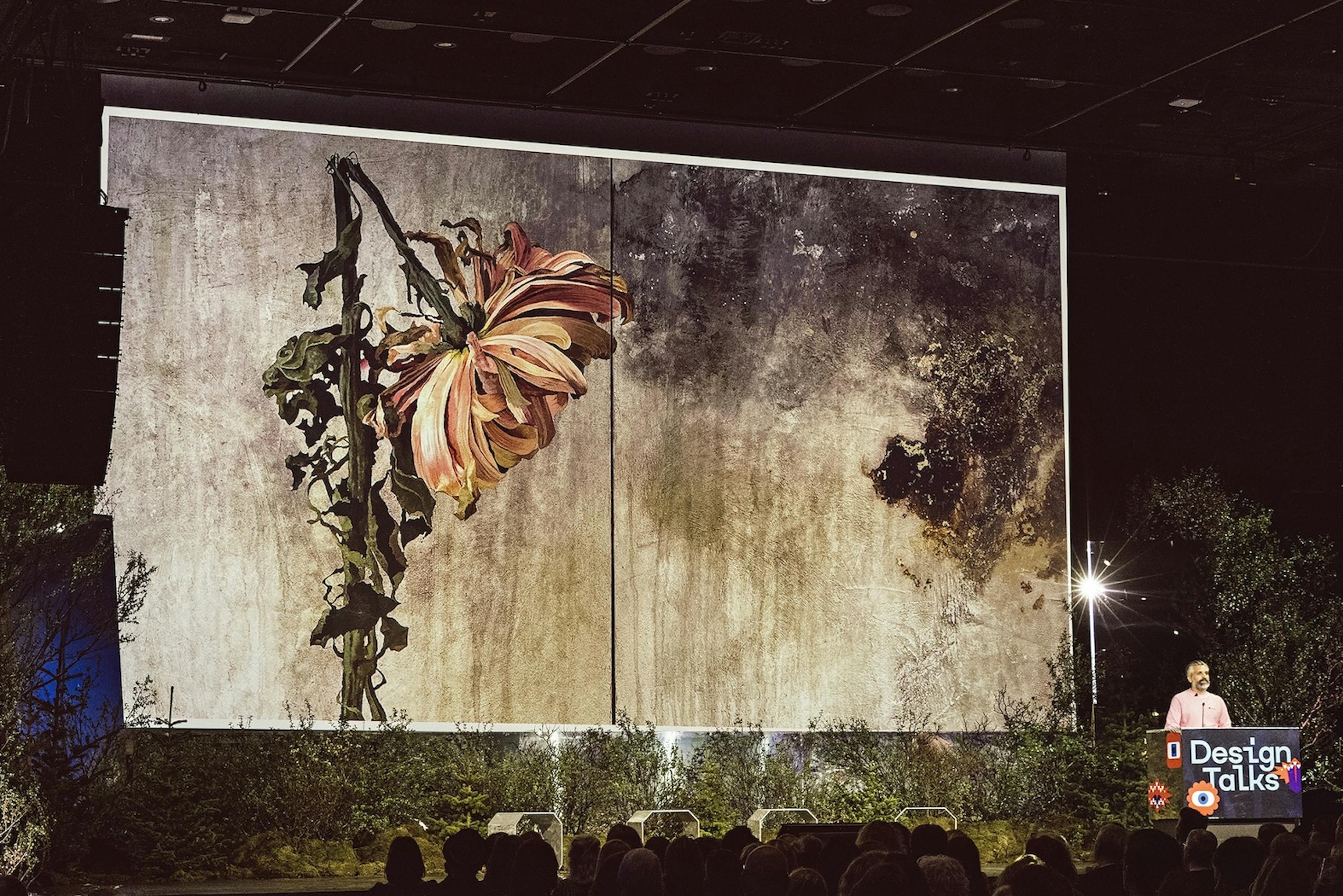 The stage during DesingTalks 2023.