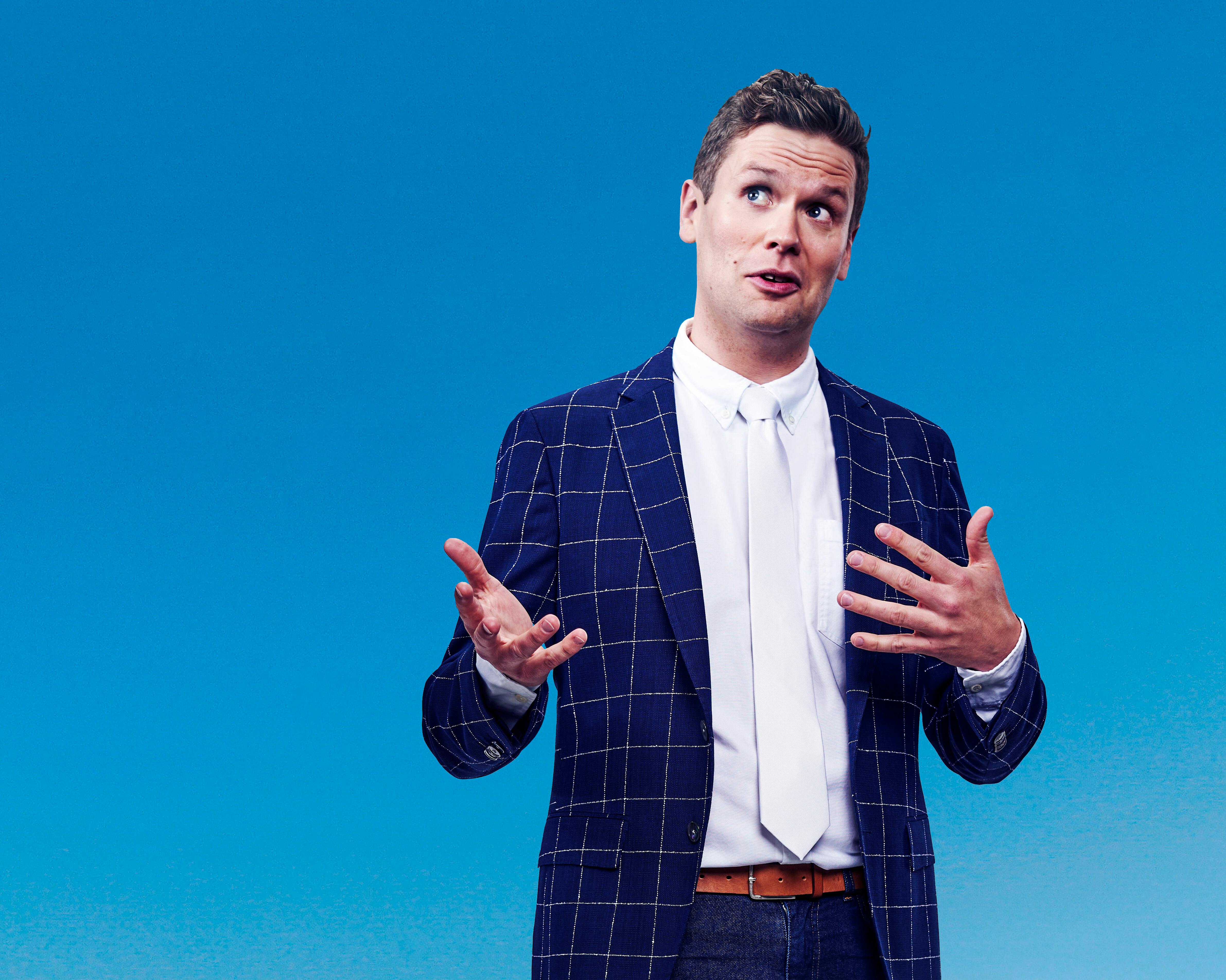 Icelandic comedian Ari Eldjárn for the Tastes of Iceland Denver 2024 Icelandair Presents: Gin & Comedy event